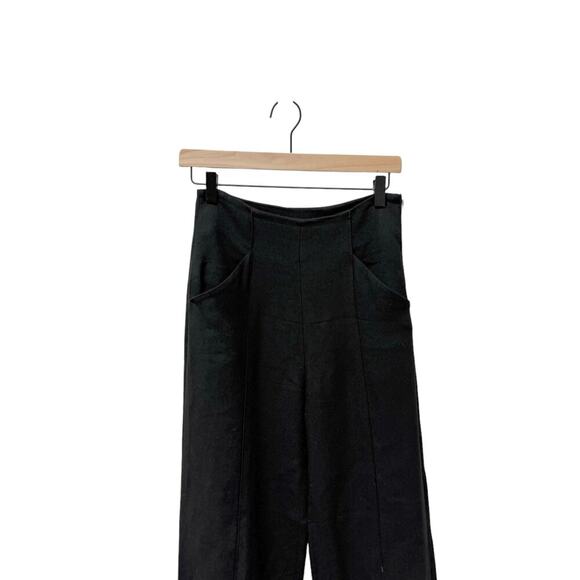 A.L.C. Marlo Pant in Black Crepé Flare Women’s Size 0 - Picture 4 of 11